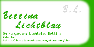 bettina lichtblau business card